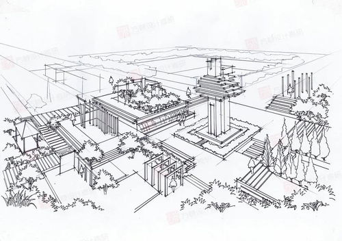 空間線稿與景觀效果圖繪畫(huà)步驟分享 從美術(shù)圖案設(shè)計(jì)到完整視覺(jué)呈現(xiàn)